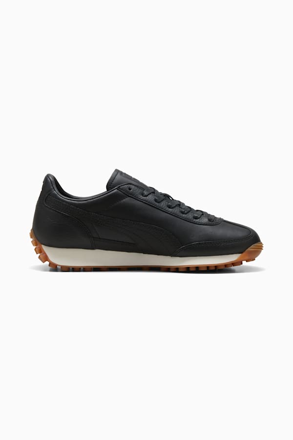 Easy Rider Leather Sneakers Unisex, PUMA Black-Frosted Ivory, extralarge