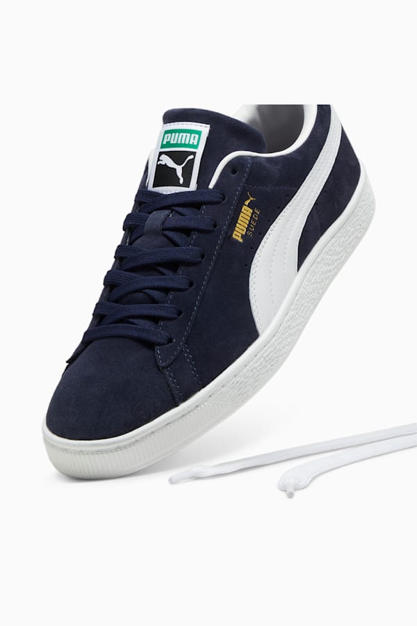 Suede Classic Sneakers Unisex, PUMA Navy-PUMA White, extralarge