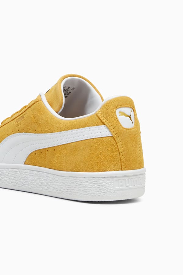 Suede Classic Sneakers Unisex, Amber-PUMA White, extralarge