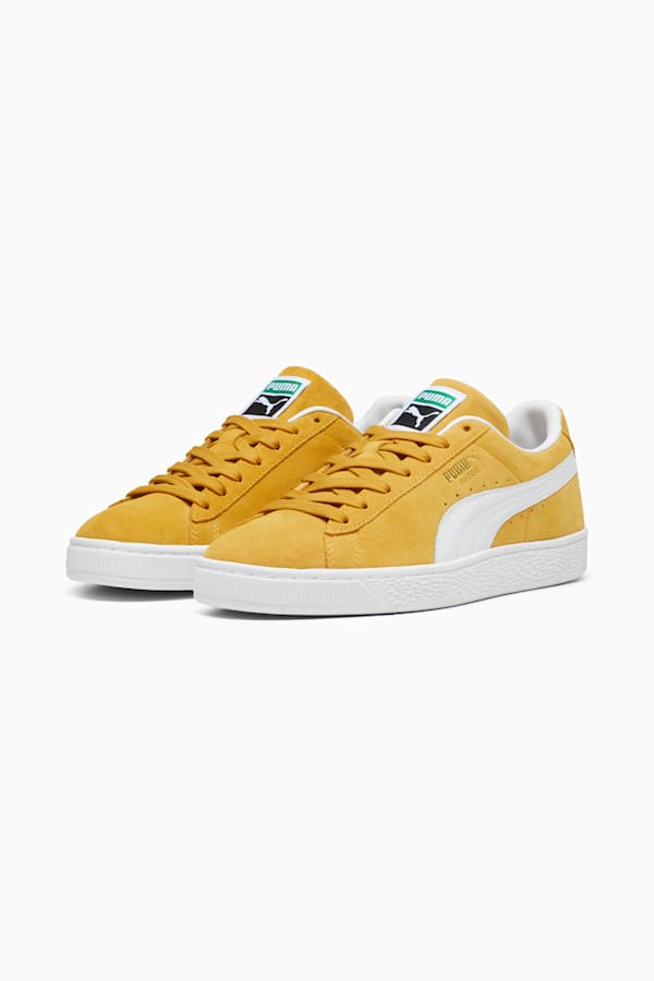 Suede Classic Sneakers Unisex, Amber-PUMA White, extralarge