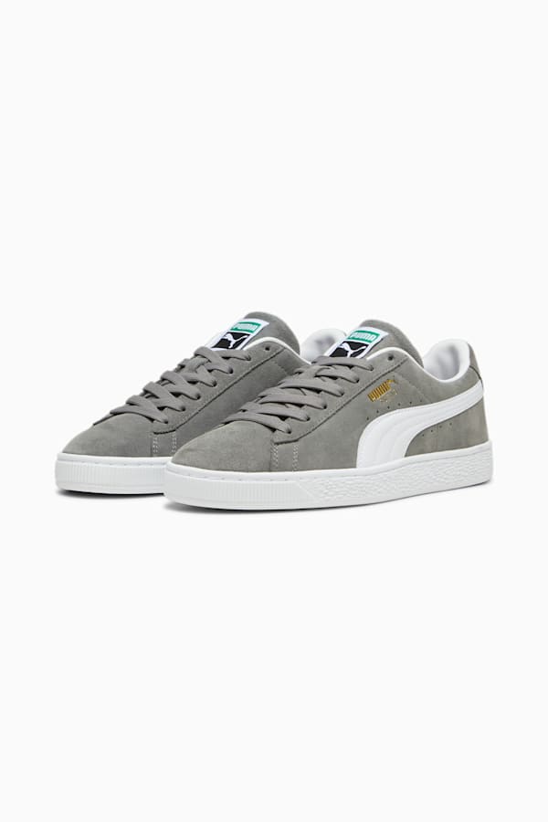 Suede Classic Sneakers Unisex, Cast Iron-PUMA White, extralarge