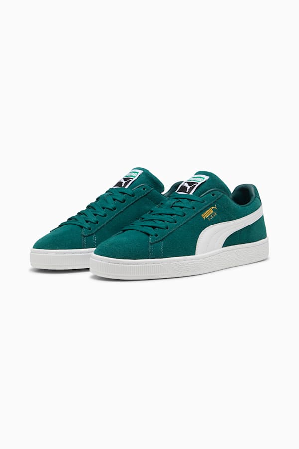 Suede Classic Sneakers Unisex, Dark Myrtle-PUMA White, extralarge