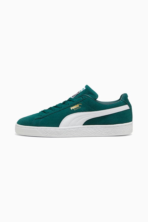 Suede Classic Sneakers Unisex, Dark Myrtle-PUMA White, extralarge