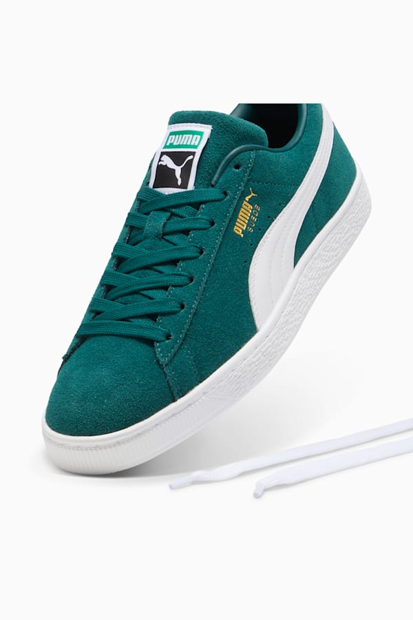 Suede Classic Sneakers Unisex, Dark Myrtle-PUMA White, extralarge