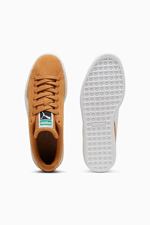Suede Classic Sneakers Unisex, Caramel Latte-PUMA White, extralarge-GBR