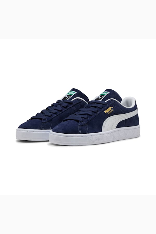 Suede Classic Sneakers Youth, PUMA Navy-PUMA White, extralarge