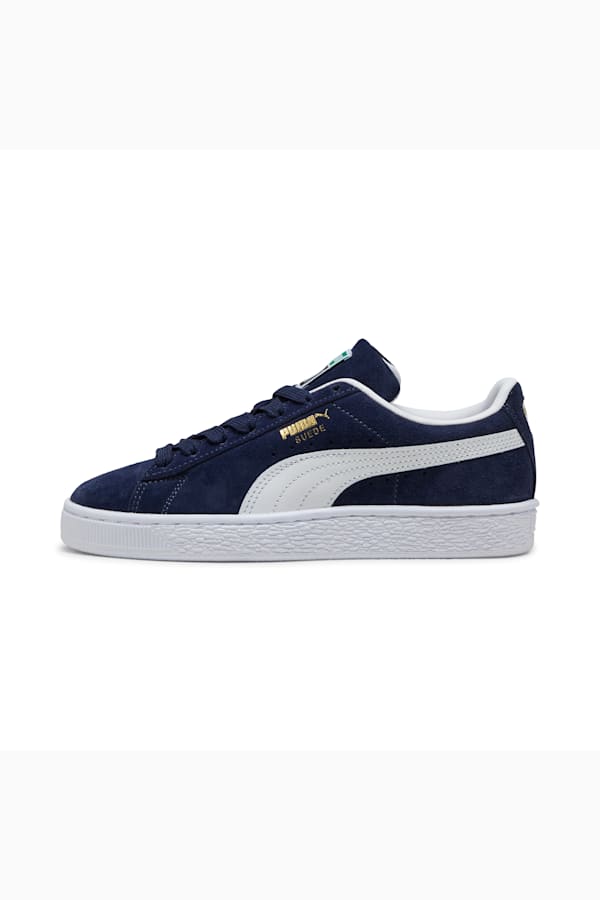 Suede Classic Sneakers Youth, PUMA Navy-PUMA White, extralarge