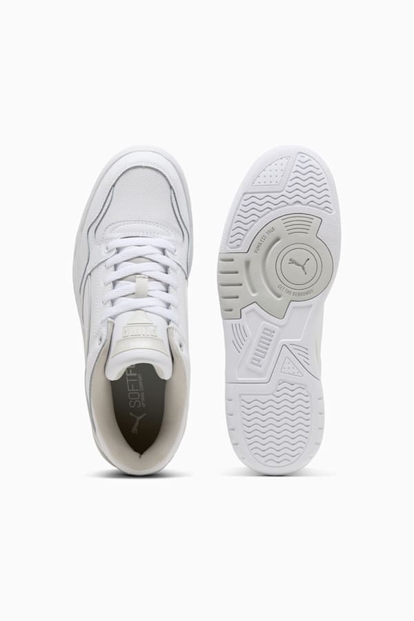 Rebound Retro Sneakers Unisex, PUMA White-Cool Light Gray, extralarge