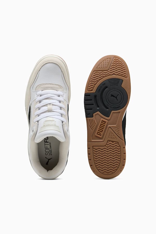 Rebound Retro Sneakers Unisex, PUMA White-PUMA Black-Feather Gray, extralarge