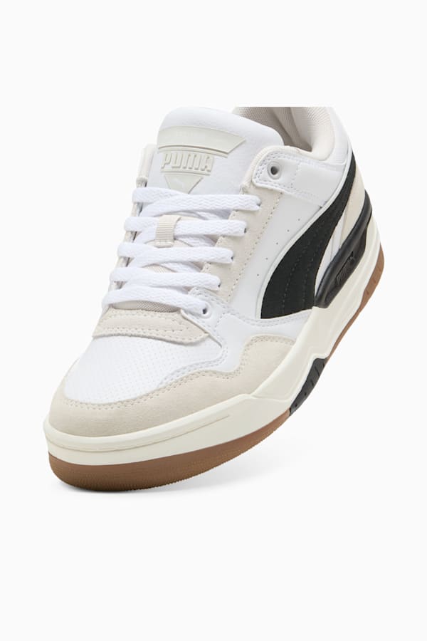 Rebound Retro Sneakers Unisex, PUMA White-PUMA Black-Feather Gray, extralarge