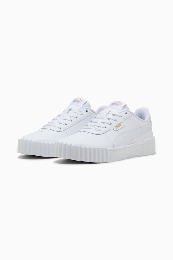 Carina 3.0 Sneakers Women, PUMA White-PUMA Gold, extralarge-GBR