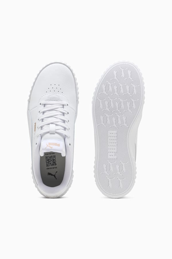 Carina 3.0 Sneakers Women, PUMA White-PUMA Gold, extralarge-GBR