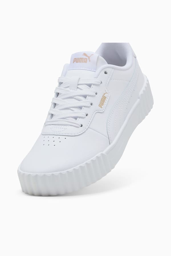 Carina 3.0 Sneakers Women, PUMA White-PUMA Gold, extralarge-GBR