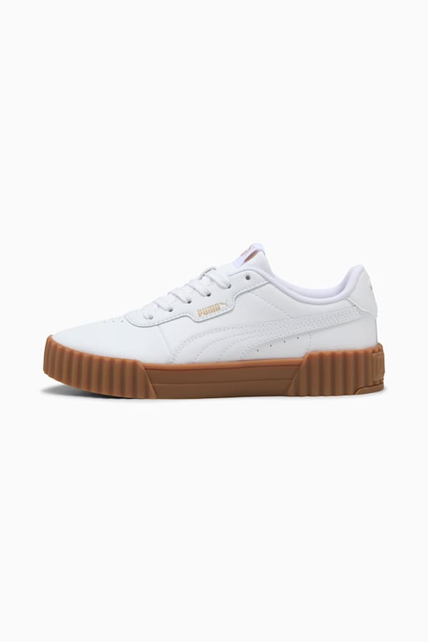 Carina 3.0 Sneakers Women, PUMA White-PUMA Gold-Gum, extralarge-GBR
