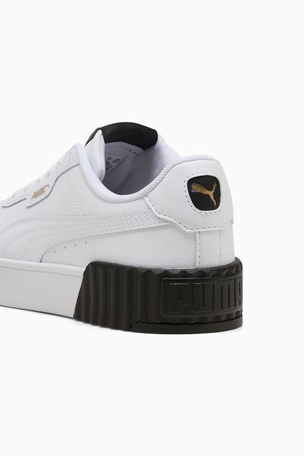 Carina 3.0 Sneakers Women, PUMA White-PUMA Gold-PUMA Black, extralarge-GBR