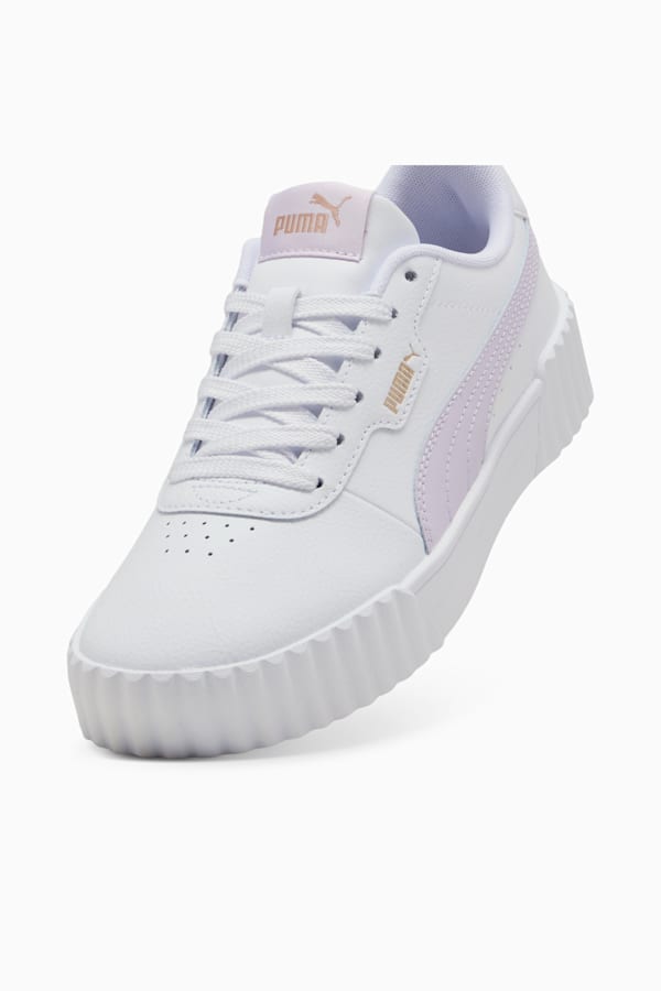 Carina 3.0 Sneakers Women, PUMA White-Lilac Frost-PUMA Gold, extralarge-GBR