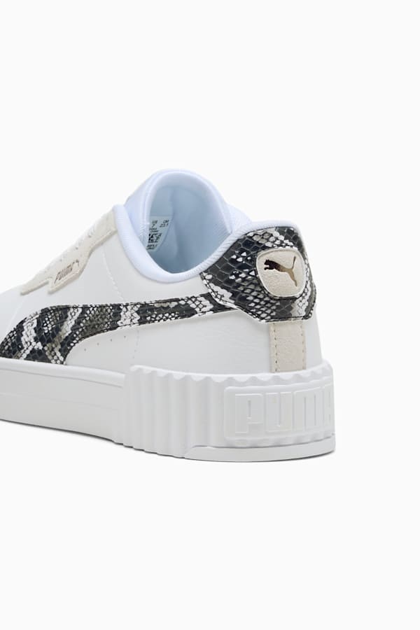 Carina 3.0 Snake Chic Women, PUMA White-Vapor Gray-Puma Aged Silver, extralarge