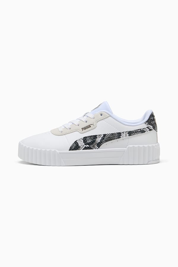 Carina 3.0 Snake Chic Women, PUMA White-Vapor Gray-Puma Aged Silver, extralarge