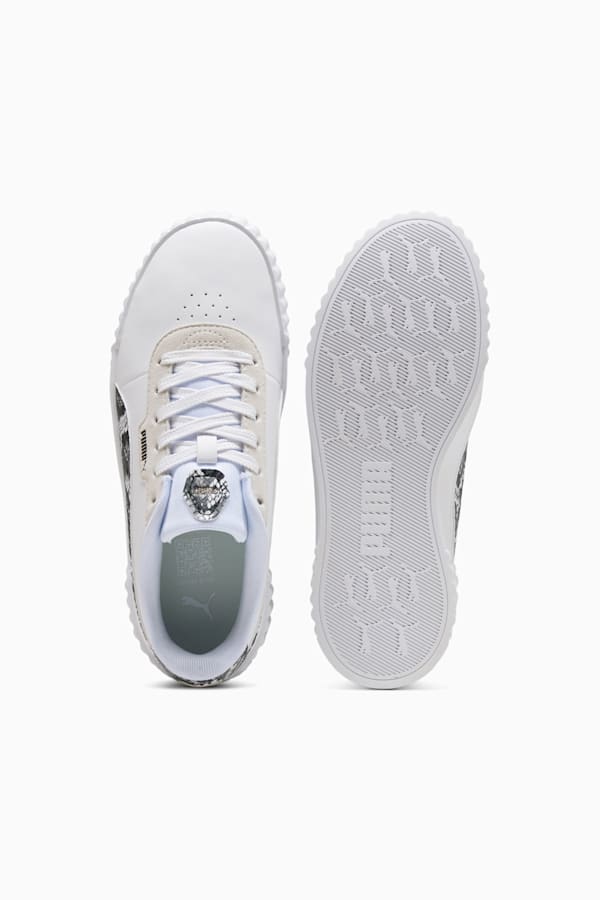 Carina 3.0 Snake Chic Women, PUMA White-Vapor Gray-Puma Aged Silver, extralarge