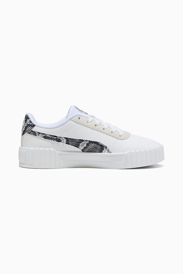 Carina 3.0 Snake Chic Women, PUMA White-Vapor Gray-Puma Aged Silver, extralarge