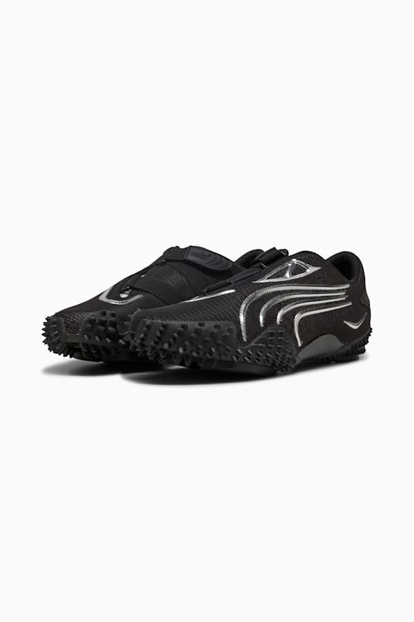 Mostro Metallic Sneakers Unisex, PUMA Black-PUMA Silver, extralarge