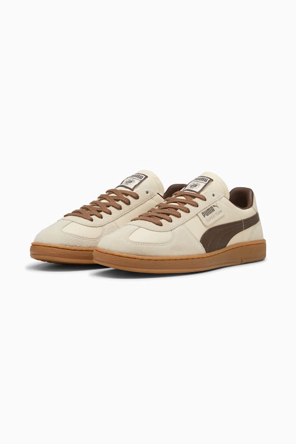 Super Team ST. PAULI Sneakers Unisex, Sugared Almond-Espresso Brown, extralarge