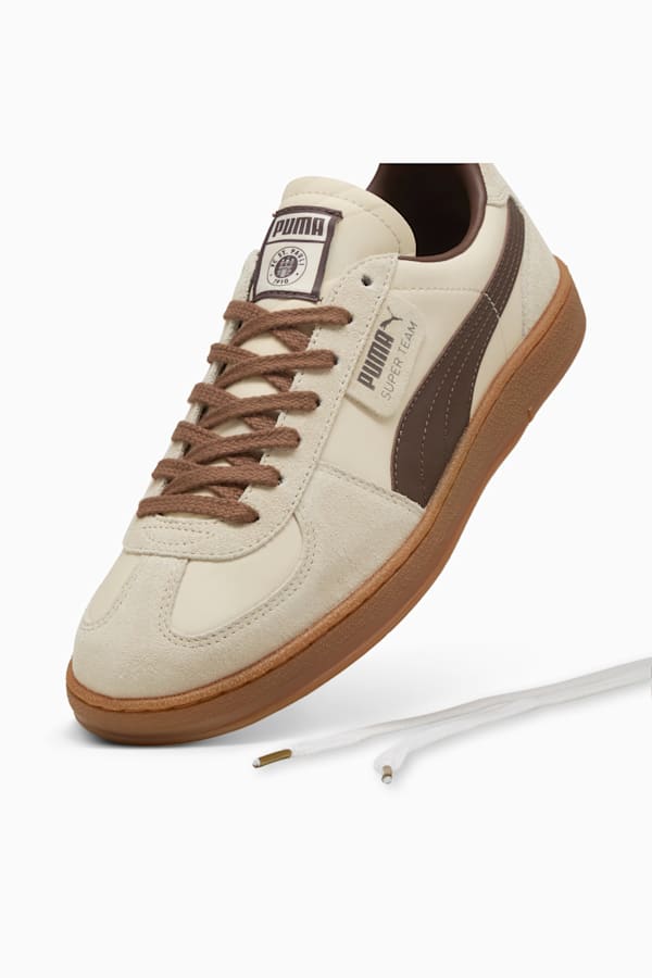 Super Team ST. PAULI Sneakers Unisex, Sugared Almond-Espresso Brown, extralarge