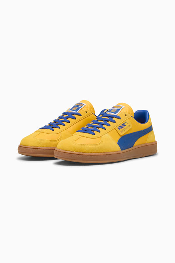 PARMA F.C. Super Team Sneakers Unisex, Sport Yellow-Vivid Blue, extralarge