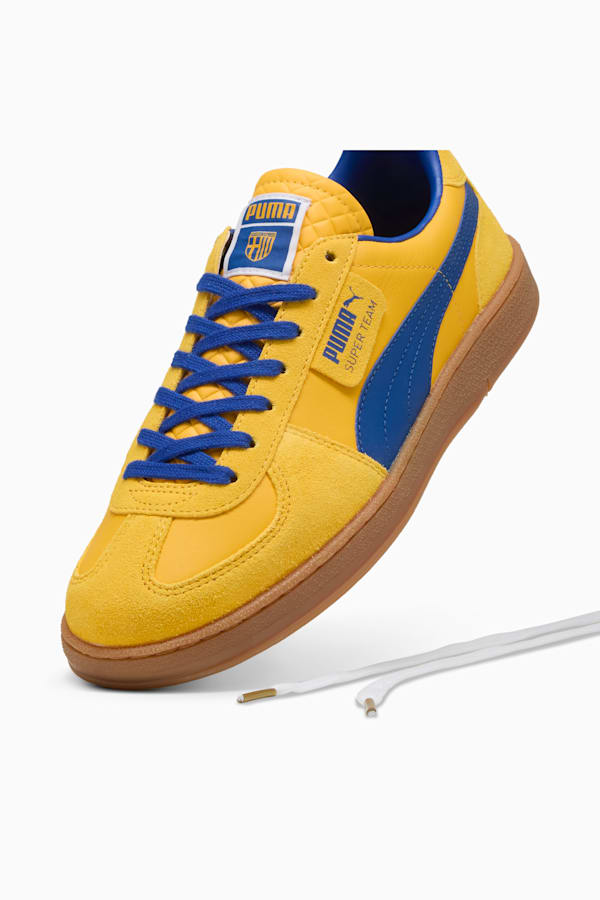 PARMA F.C. Super Team Sneakers Unisex, Sport Yellow-Vivid Blue, extralarge