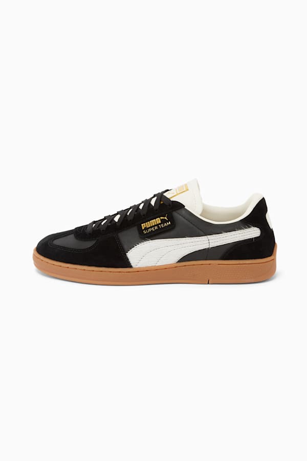 Super Team Horsy Sneakers Unisex, Warm White-PUMA Black-PUMA Gold, extralarge-GBR
