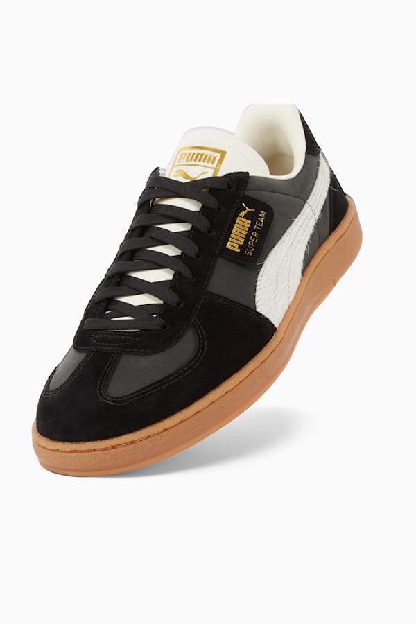 Super Team Horsy Sneakers Unisex, Warm White-PUMA Black-PUMA Gold, extralarge-GBR