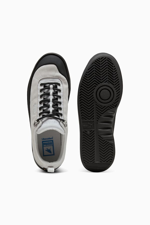 PUMA x LIBERAIDERS GV Special Suede Sneakers Unisex, Feather Gray-PUMA Black, extralarge