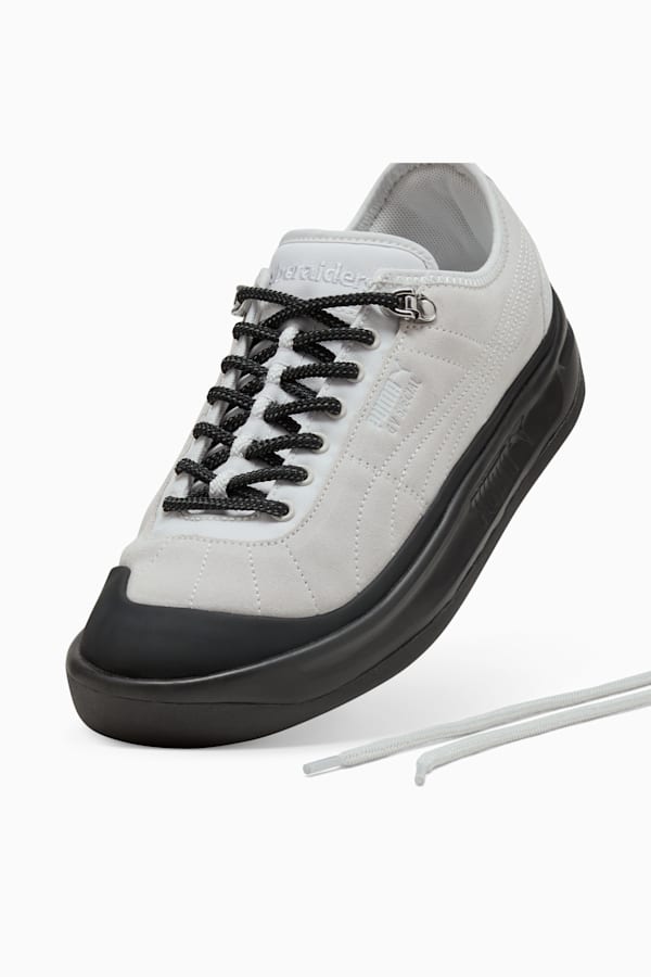 PUMA x LIBERAIDERS GV Special Suede Sneakers Unisex, Feather Gray-PUMA Black, extralarge