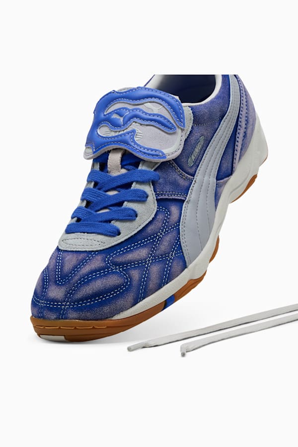 PUMA x KIDSUPER King Indoor Sneakers Unisex, Dart Blue-Gray Fog, extralarge