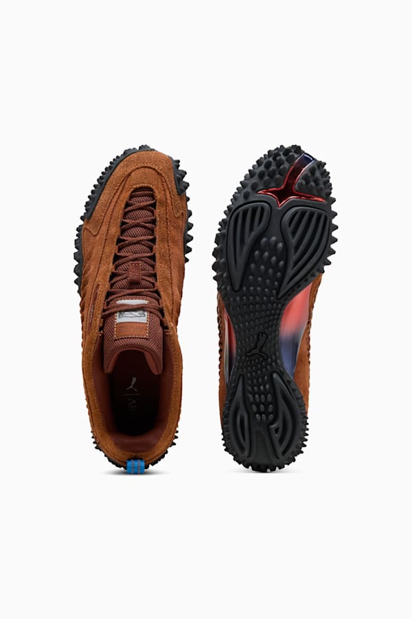 PUMA x ARIES Mostro Craft Sneakers Unisex, Mahogany-Teak, extralarge