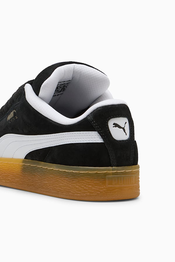 Suede XL Dark Risk Sneakers Unisex, PUMA Black-PUMA White, extralarge