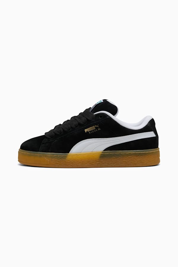 Suede XL Dark Risk Sneakers Unisex, PUMA Black-PUMA White, extralarge