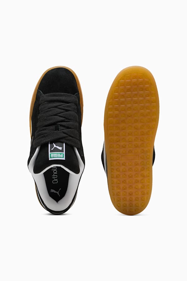 Suede XL Dark Risk Sneakers Unisex, PUMA Black-PUMA White, extralarge