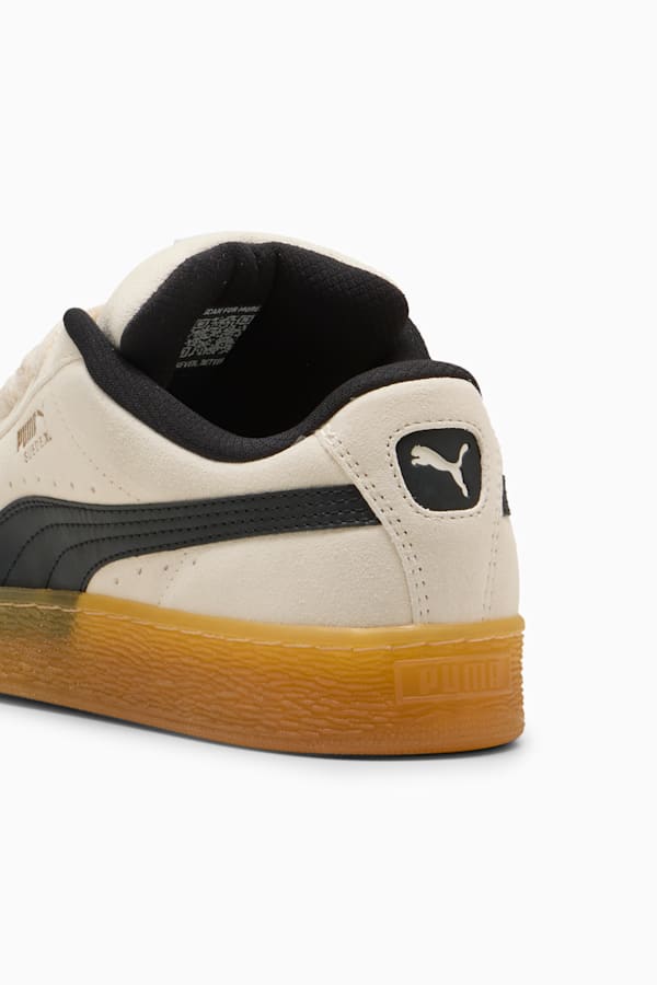 Suede XL Dark Risk Sneakers Unisex, Alpine Snow-PUMA Black, extralarge