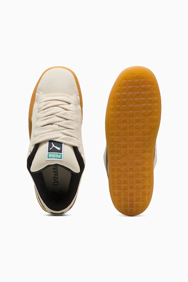 Suede XL Dark Risk Sneakers Unisex, Alpine Snow-PUMA Black, extralarge