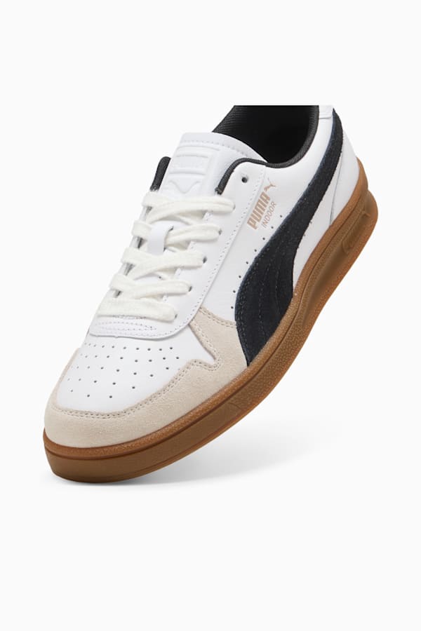 Indoor Sneakers Unisex, PUMA White-PUMA Black-Gum, extralarge