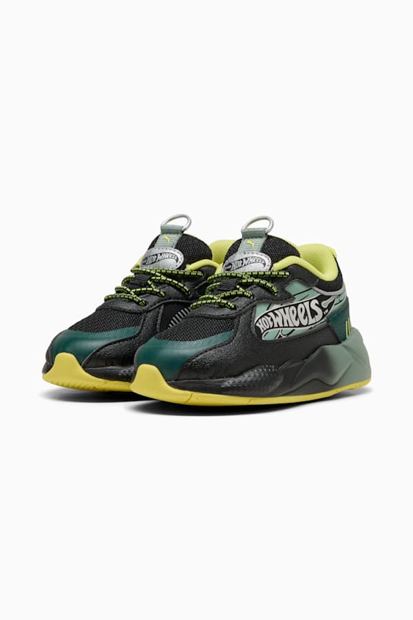 PUMA x HOT WHEELS™ RS-X Sneakers Toddler, PUMA Black-Green Moon, extralarge