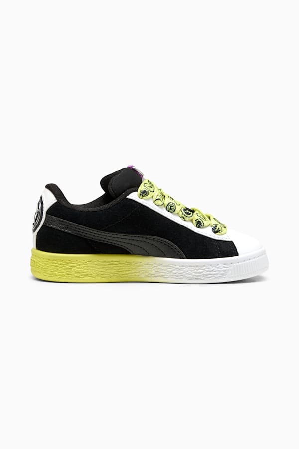 PUMA x HOT WHEELS™ Suede XL Sneakers Kids, PUMA Black-PUMA White-Lemon Sherbert, extralarge