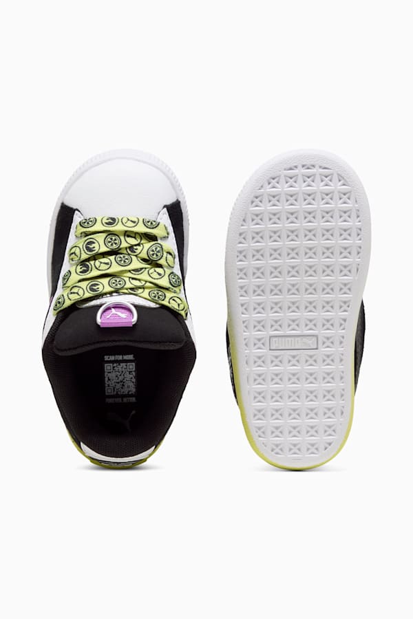 PUMA x HOT WHEELS™ Suede XL Sneakers Toddler, PUMA Black-PUMA White-Lemon Sherbert, extralarge
