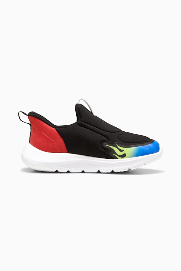 PUMA x HOT WHEELS™ Fun Racer 2 SLIPTECH Sneakers Kids, PUMA Black-Lemon Sherbert-PUMA Team Royal, extralarge