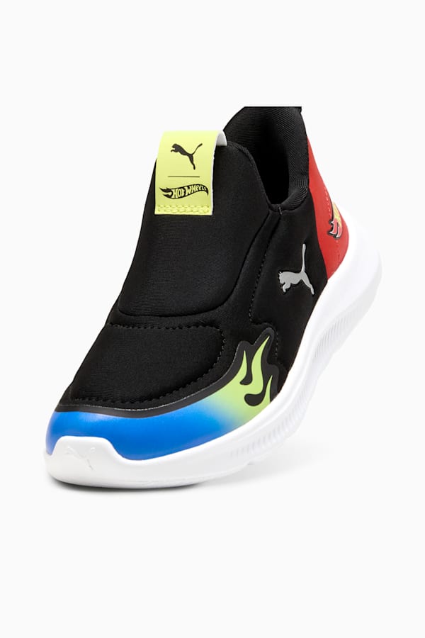 PUMA x HOT WHEELS™ Fun Racer 2 SLIPTECH Sneakers Toddler, PUMA Black-Lemon Sherbert-PUMA Team Royal, extralarge