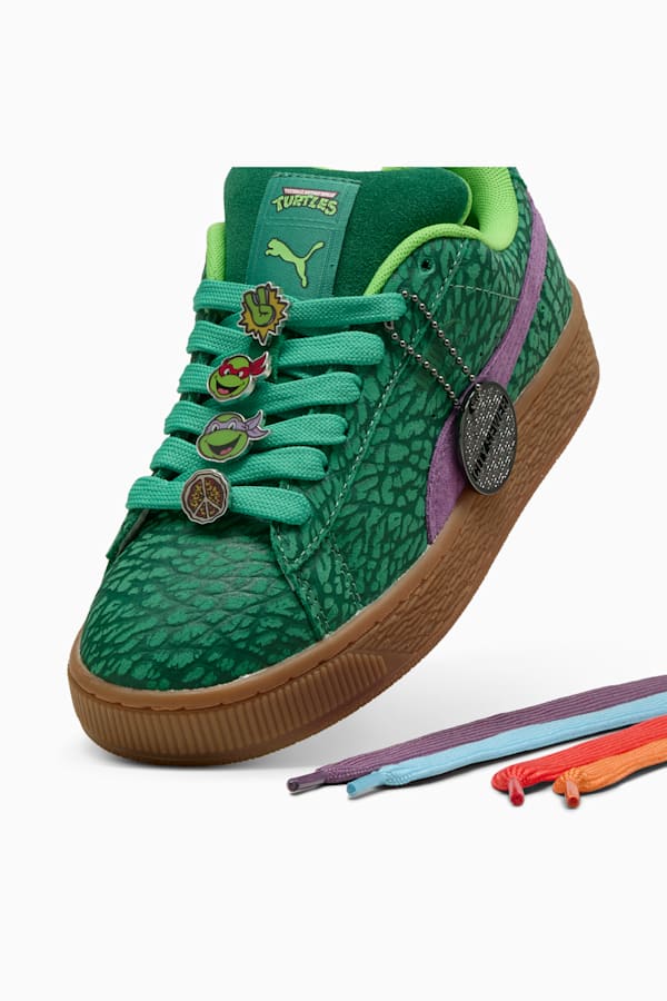 PUMA x TMNT Suede XL Sneakers Youth, Vine-Gum, extralarge