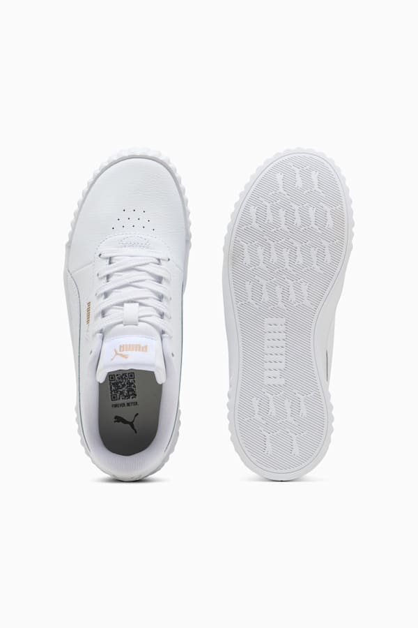 Carina 3.0 Sneakers Youth, PUMA White-PUMA Gold, extralarge