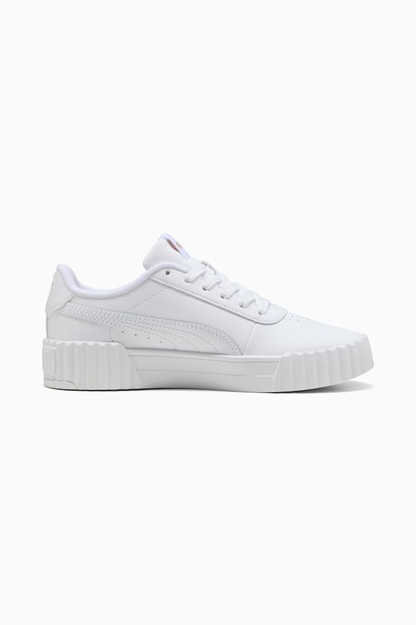 Carina 3.0 Sneakers Youth, PUMA White-PUMA Gold, extralarge