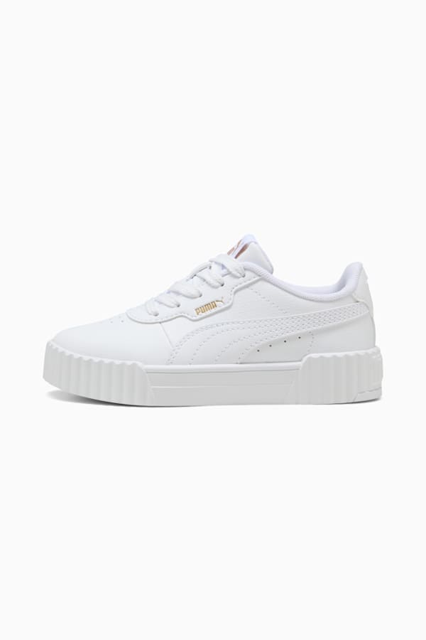 Carina 3.0 Sneakers Kids, PUMA White-PUMA Gold, extralarge